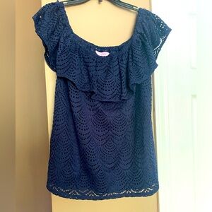 Lilly Pulitzer eyelet blouse